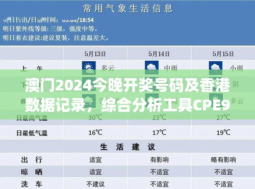 澳门2024今晚开奖号码及香港数据记录，综合分析工具CPE952.6版