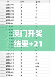 澳门开奖结果+210期详细记录表，免费解析攻略_聚气YBG107.14