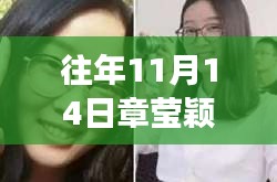 章莹颖最新消息追踪，追寻光明，传递希望于往年11月14日的新动态