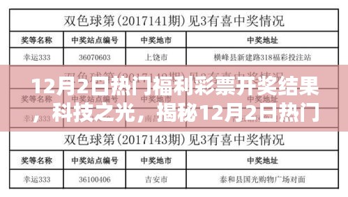 揭秘科技之光，福利彩票开奖结果揭晓，开启未来彩票新纪元！