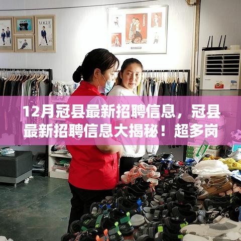 冠县最新招聘大揭秘，超多岗位等你来挑战，12月就业机会大放送！