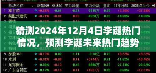 李诞未来热门趋势展望与深度分析，预测李诞在2024年12月4日的热门情况展望深度解析