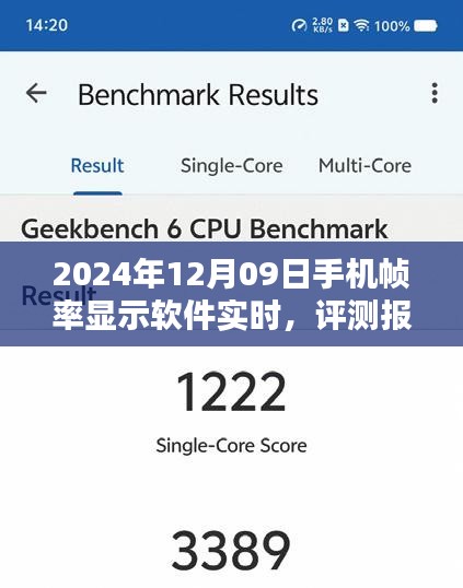 2024年手机帧率显示软件实时体验评测报告