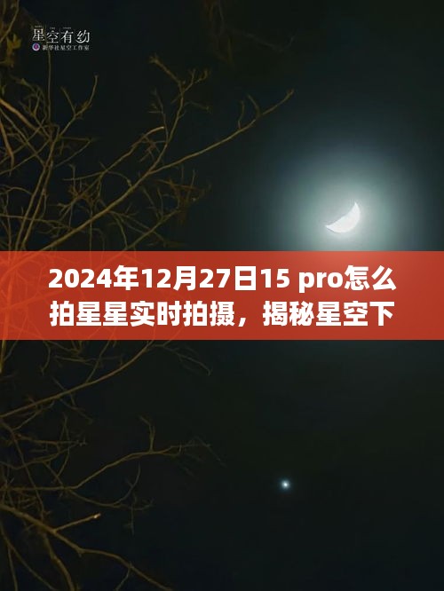 揭秘星空下的宝藏，如何在iPhone 15 Pro上拍摄星空实时影像，星迹摄影馆之旅