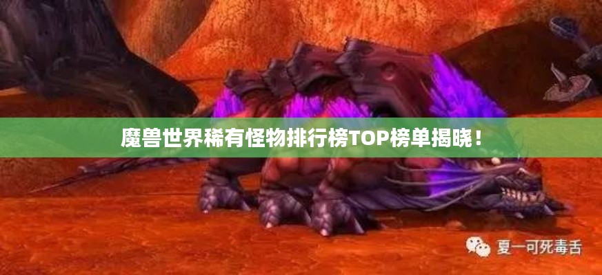 魔兽世界稀有怪物排行榜TOP榜单揭晓！