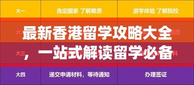最新香港留学攻略大全，一站式解读留学必备指南！